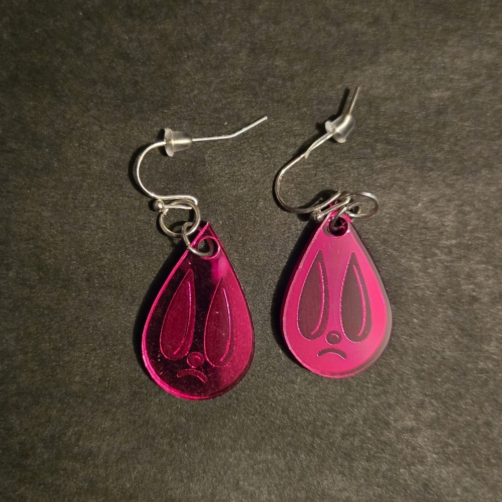 Blood Droplet Earrings